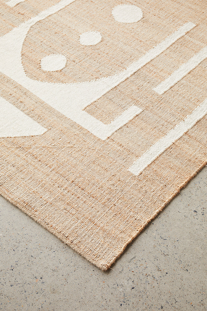 Sahara Zelda Natural Wool Jute Rug – Gamila Rugs